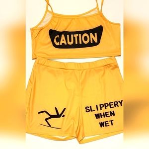 Brand New, Never worn. Tried on, Shorts were way too big. Size: Large